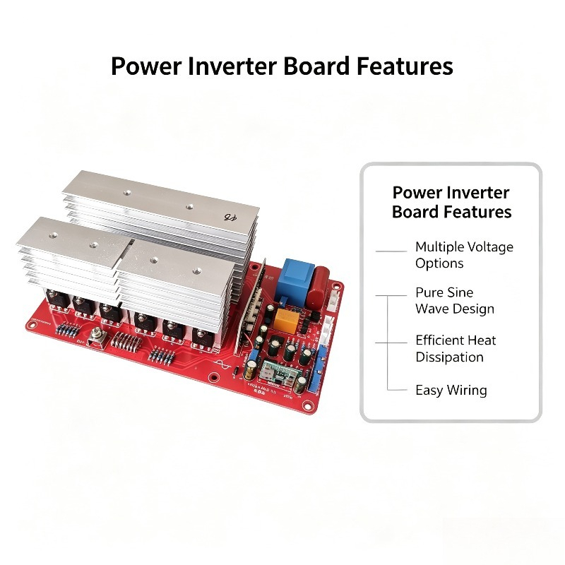 12Vチューブ式純正弦波インバーター メイン基板、電源周波数 - Pure Sine Wave Inverter Board 24V 48V のレビューと価格