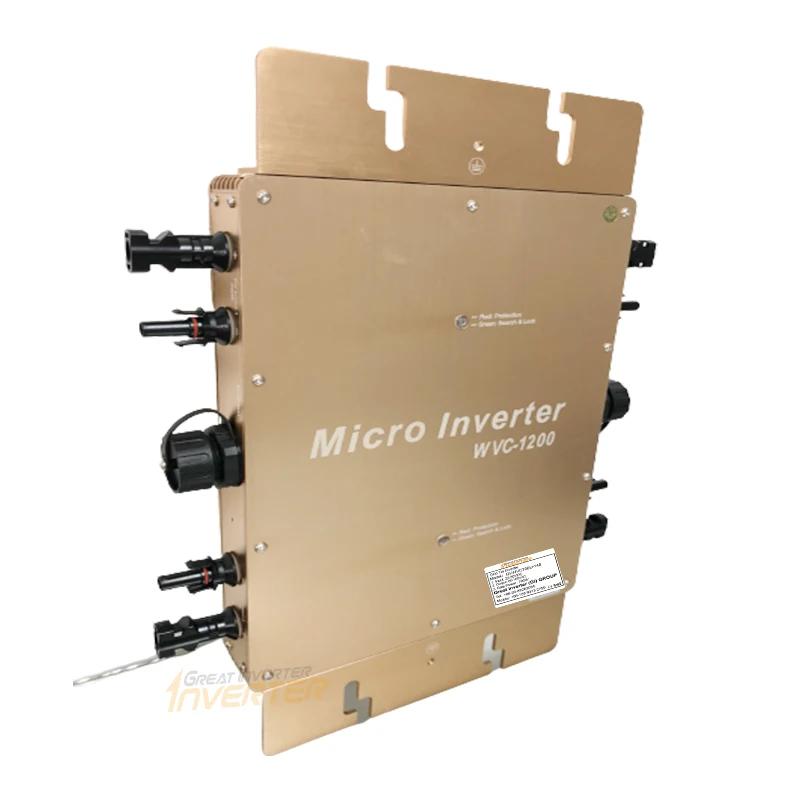 1200 ワット 1400 ワットソーラーグリッドタイマイク - Micro Inverter 1400W Solar Grid Tie のレビューと価格