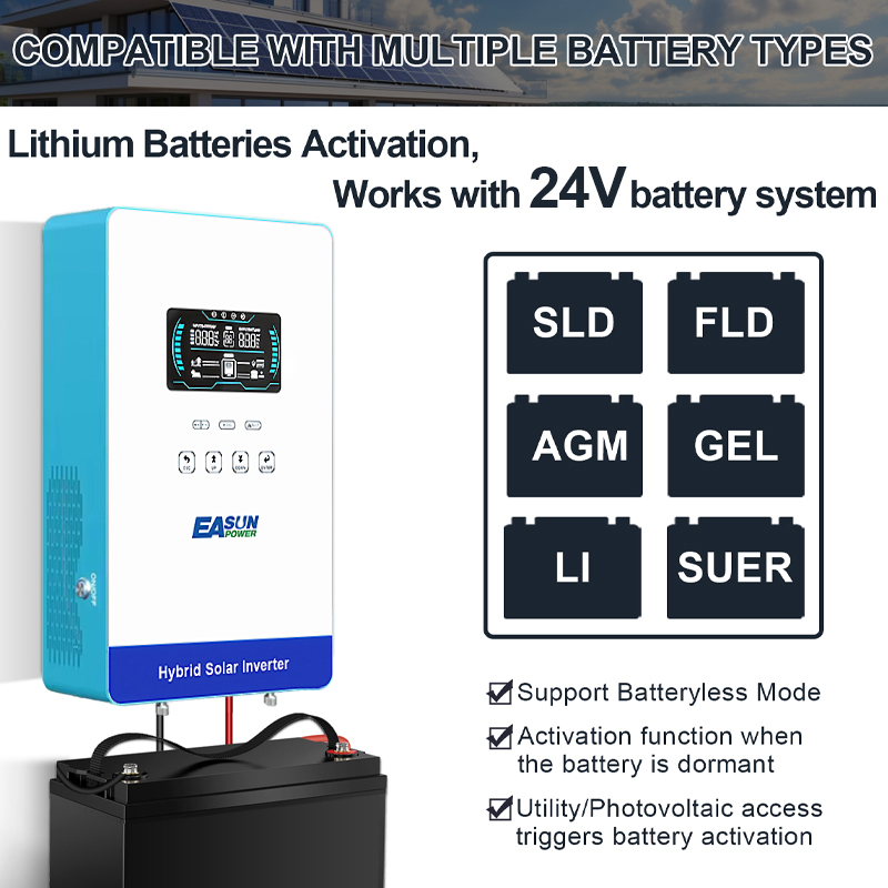 EASUN POWER 4000W 120Vオフグリッドソー - Grid Tie Inverter Limiter 2000W のレビューと価格