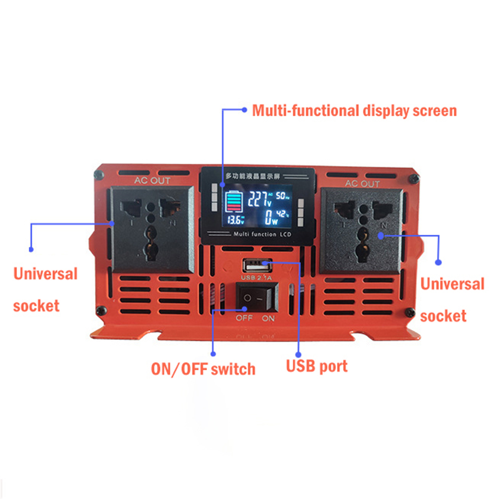 純粋な正弦波 3500 ワット 5000 ワット 6500  - Pure Sine Wave Inverter 5000W 48V 220V のレビューと価格