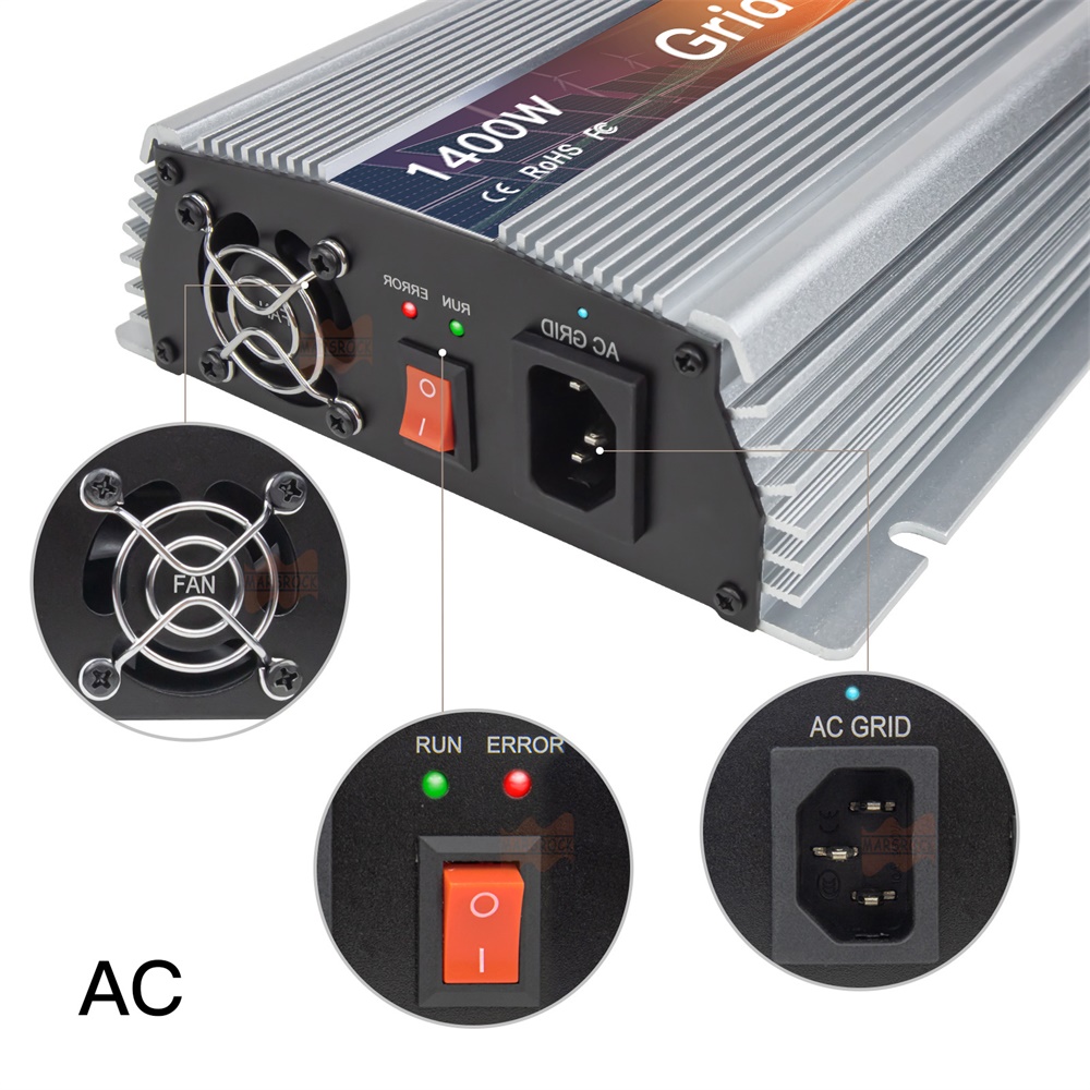 1400WソーラーMPPTマイクロインバーター オン・グリッ - Micro Inverter 1400W Solar Grid Tie のレビューと価格